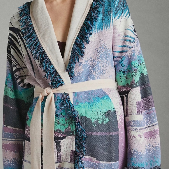 NWT Anthropologie Moira Fringed Cardigan - Picture 4 of 17